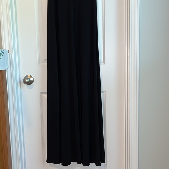 Lane Bryant Black Maxi Dress with Lace Back - Picture 3 of 9